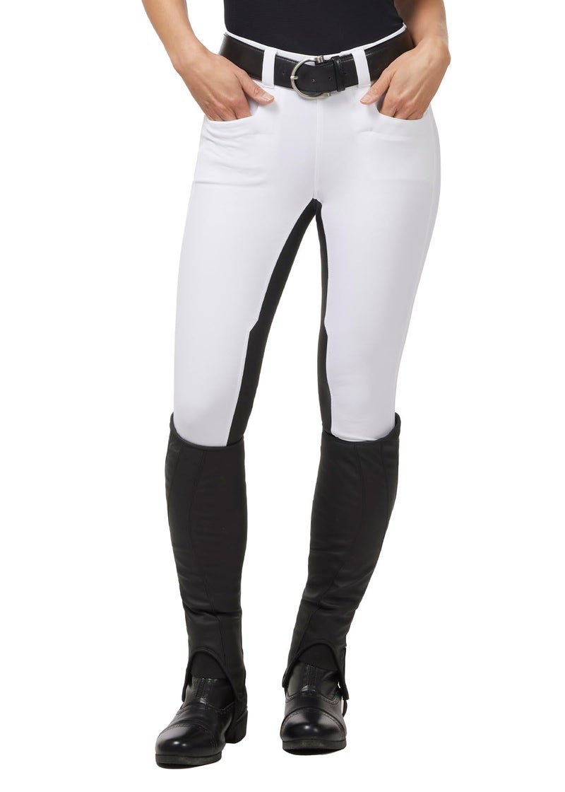 Kerrits GripTek II Full Seat Breech White Size: L - Image 2